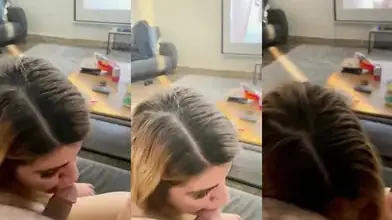 リアルなイランの女の子がポルノ映画を見ながらハードにファックされる