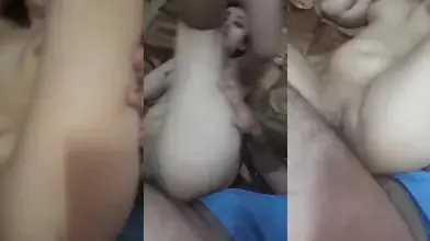 熱いイラン人隣人の奥さんが脚を広げてセックス映画でマンコを見せる